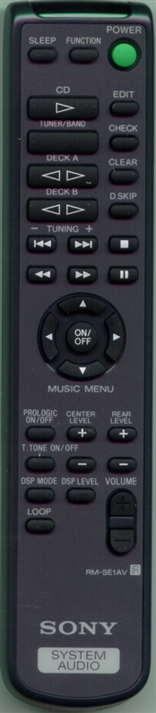 SONY 1-473-608-11 RMTSE1AV Genuine OEM original Remote