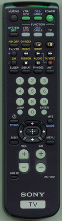 SONY 1-475-215-11 RM-Y901 Genuine  OEM original Remote