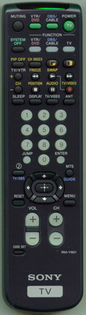 SONY 1-475-215-12 RM-Y901 Genuine OEM original Remote