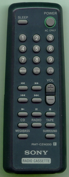 SONY 1-475-272-21 RMT-CZW200 Refurbished Genuine OEM Original Remote
