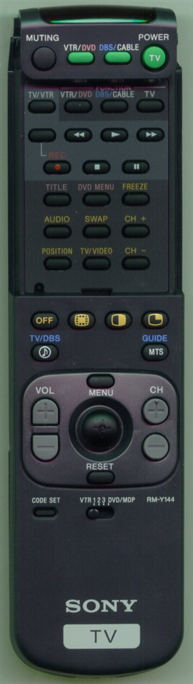 SONY 1-475-306-13 RM-Y144 Genuine  OEM original Remote