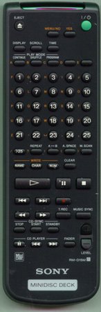 SONY 1-475-586-11 RMD15M Genuine OEM original Remote