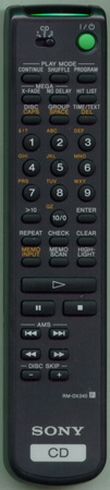 SONY 1-475-655-11 RM-DX240 Genuine  OEM original Remote
