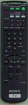 SONY 1-475-801-11 RM-Y165 Genuine  OEM original Remote
