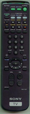 SONY 1-475-802-11 RM-Y167 Genuine  OEM original Remote
