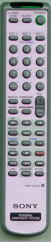 SONY 1-476-128-11 RMTCZ10A Genuine OEM original Remote