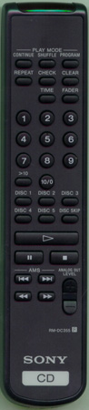 SONY 1-476-132-11 RM-DC355 Genuine OEM original Remote