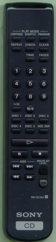 SONY 1-476-132-21 RM-DC355 Refurbished Genuine OEM Original Remote