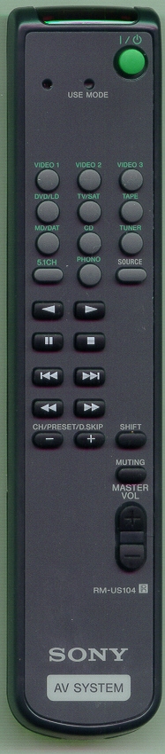 SONY 1-476-232-11 RMUS104 Genuine  OEM original Remote