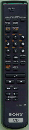 SONY 1-476-263-11 RM-SC300 Genuine OEM original Remote