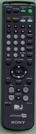 SONY 1-476-337-11 RMY804 Genuine OEM original Remote