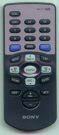SONY 1-476-546-31 RM-X113 Genuine  OEM original Remote