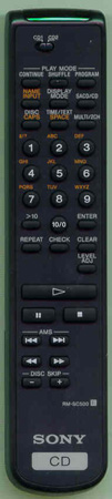 SONY 1-476-601-11 RM-SC500 Genuine OEM original Remote