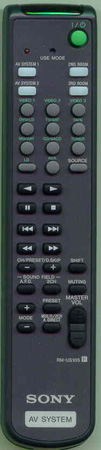 SONY 1-476-644-11 RM-US105 Genuine  OEM original Remote