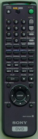 SONY 1-476-890-11 RMT-D133A Genuine  OEM original Remote