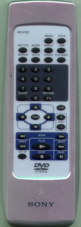 SONY 1-476-925-11 RM-X120 Genuine  OEM original Remote