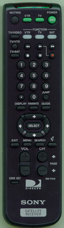 SONY 1-477-065-11 RMY812 Genuine OEM original Remote