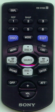 SONY 1-477-110-41 RM-X118A Genuine  OEM original Remote