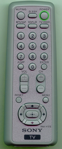 SONY 1-477-119-21 RM-Y173 Refurbished Genuine OEM Original Remote