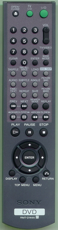SONY 1-477-127-11 RMT-D144A Genuine  OEM original Remote