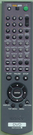 SONY 1-477-213-11 RMT-D147A Genuine OEM original Remote