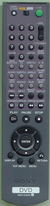 SONY 1-477-213-11 RMT-D147A Refurbished Genuine OEM Original Remote