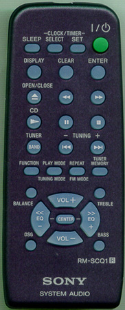 SONY 1-477-884-21 RM-SCQ1 Genuine OEM original Remote