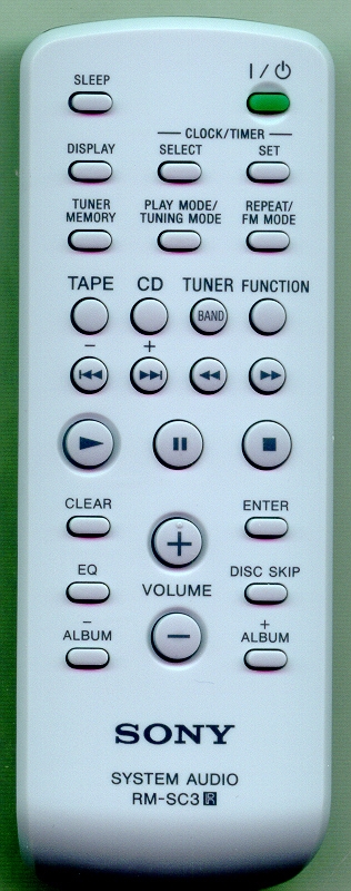 SONY 1-478-518-12 RM-SC3 Genuine  OEM original Remote