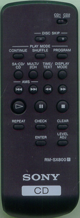 SONY 1-478-636-11 RMSX800 Genuine  OEM original Remote