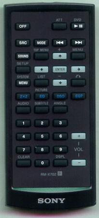 SONY 1-479-078-11 RM-X702 Genuine OEM original Remote