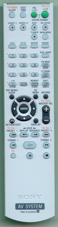 SONY 1-479-148-12 RM-AAU002 Genuine  original OEM Remote