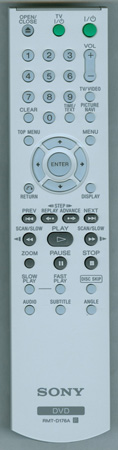 SONY 1-479-179-43 RMT-D176A Genuine OEM original Remote
