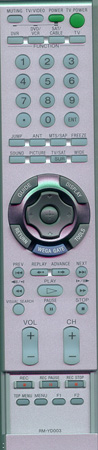 SONY 1-479-438-12 RM-YD003 Genuine  OEM original Remote