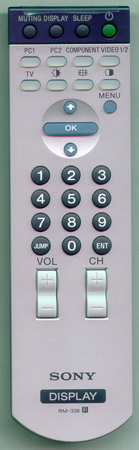 SONY 1-479-546-12 RM-336 Genuine OEM original Remote