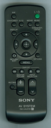 SONY 1-480-205-11 RMAAU016 Genuine OEM original Remote