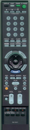 SONY 1-480-301-11 RM-YD017 Genuine OEM original Remote