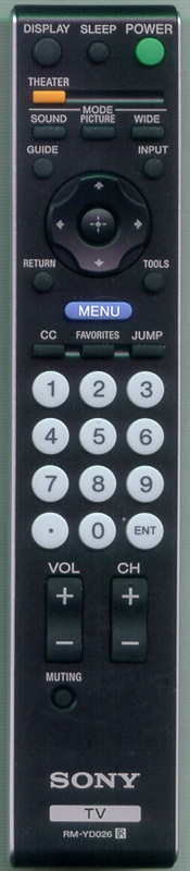 SONY 1-480-692-11 RM-YD026 Genuine  OEM original Remote