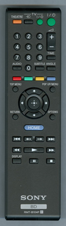 SONY 1-487-219-11 RMT-B104P Genuine OEM original Remote