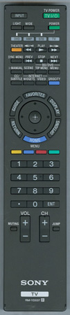SONY 1-487-711-11 RM-YD037 Genuine  OEM original Remote