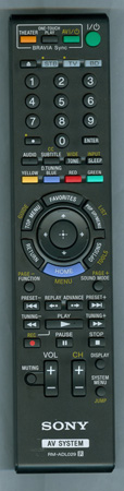 SONY 1-487-844-11 RM-ADL029 Genuine OEM original Remote