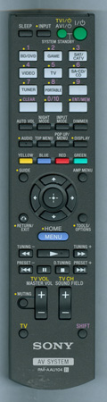 SONY 1-489-343-11 RM-AAU104 Genuine OEM original Remote