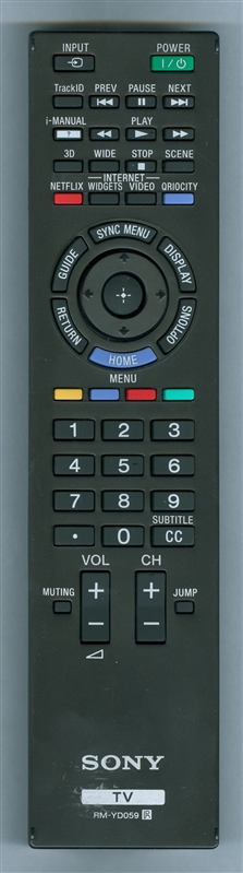 SONY 1-489-479-11 RM-YD059 Refurbished Genuine OEM Original Remote