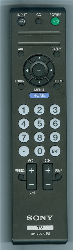 SONY 1-489-933-11 RM-YD072 Refurbished Genuine OEM Original Remote