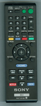 SONY 1-489-959-11 RMTB118A Genuine OEM original Remote