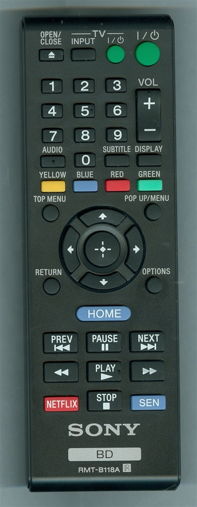 SONY 1-489-959-11 RMTB118A Refurbished Genuine OEM Original Remote