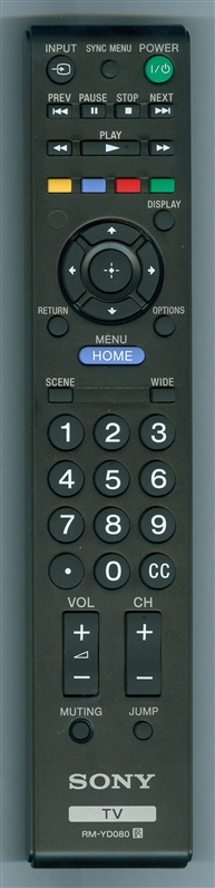 SONY 1-489-990-11 RM-YD080 Genuine  OEM original Remote