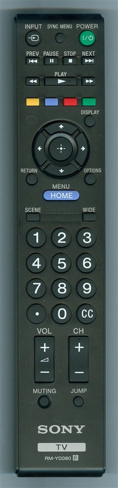 SONY 1-489-990-11 RM-YD080 Refurbished Genuine OEM Original Remote