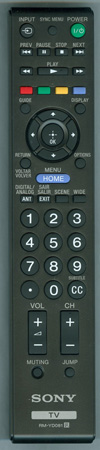 SONY 1-489-991-11 RM-YD081 Genuine OEM original Remote