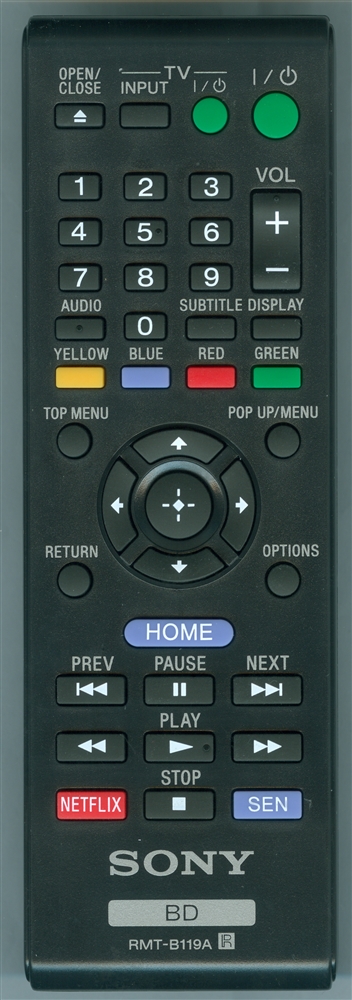 SONY 1-490-027-41 RMT-B119A Genuine OEM original Remote