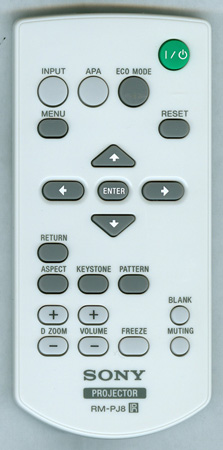 SONY 1-490-463-11 RM-PJ8 Genuine OEM original Remote